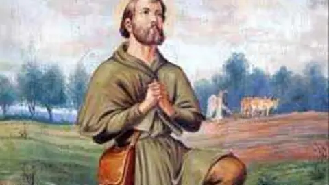 San Isidro Labrador imagen de archivo