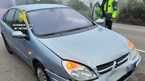 Identificado conductor tras la huida de un accidente en  la provincia de Zamora