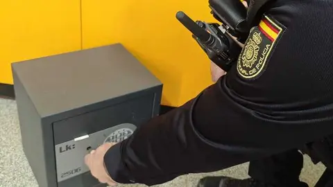 caja fuerte. imagen Policia nacional Zamora