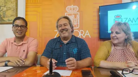 Pablo Novo, Francisco Guarido y Ana Bel&eacute;n Gonz&aacute;lez 