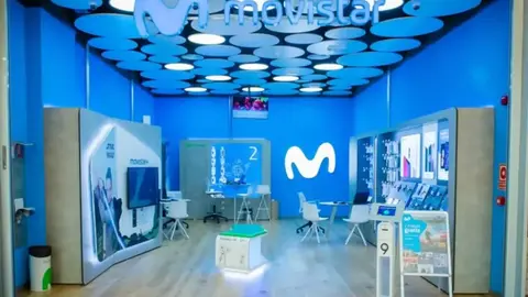 Tienda de Movistar. Foto Facua