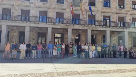Minuto de silencio Subdelegaci&oacute;n 