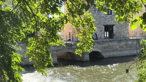 Vista del r&iacute;o Duero en las Ace&ntilde;as de Olivares