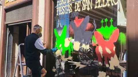cerveria de la plaza mayor decoraci&oacute;n san pedro 