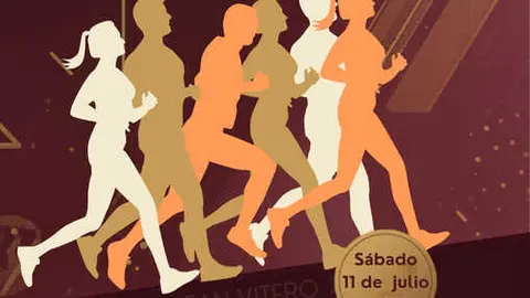 Cartel informativo de la carrera en San Vitero