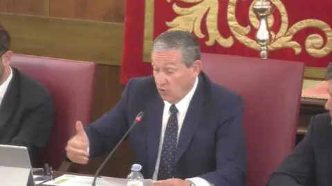 Javier Fa&uacute;ndez, pleno Diputaci&oacute;n