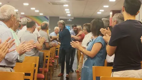 Carlos Mart&iacute;nez a su llegada al Consejo de Alcaldes y Alcadesas del PSOE