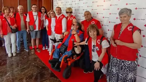 Voluntarios de Cruz Roja Zamora encuentro Burgos