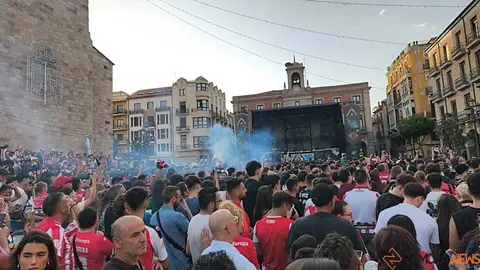 Ambiente Zamora antes del encuentro Zamora CF _15
