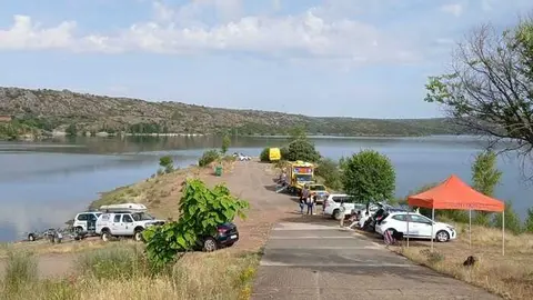 Operativo de b&uacute;squeda j&oacute;ven desaparecido embalse de Ricobayo _6