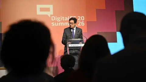 El ministro de Transformaci&oacute;n Digital y de la Funci&oacute;n P&uacute;blica, &Oacute;scar L&oacute;pez, durante su participaci&oacute;n en el encuentro DigitalES Summit