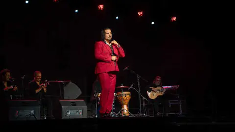 Actuaci&oacute;n de El Ferru en la Plaza de la Catedral. Foto cedida Teatro Principal
