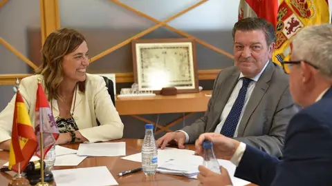 Reuni&oacute;n con la presidenta de la FRMyP