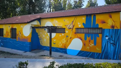 Mural vestuarios Los Pelambre (1)