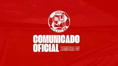 Comunicado oficial Zamora CF imagen de archivo