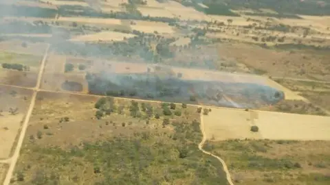 incendio Santa Mar&iacute;a de Valverde - imagen JCYL