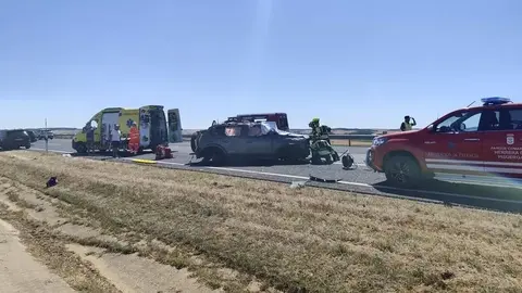 Accidente Palencia A-67 - Imagen Valladolid Plural