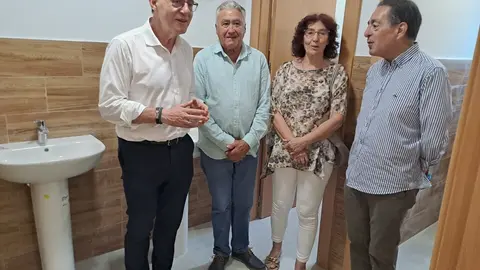 Obras en el  edificio de Patrimonio Sindical de Bermillo de Sayago