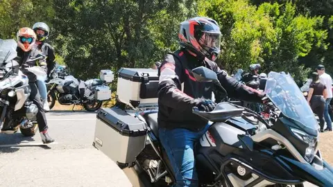  ruta central de la XXXII Concentraci&oacute;n Internacional de Motos Lago de Sanabria _26