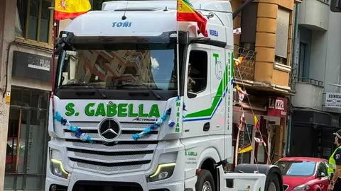  camioneros por Zamora en el d&iacute;a san Crist&oacute;bal _7