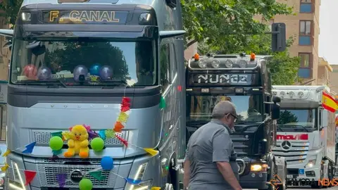  camioneros por Zamora en el d&iacute;a san Crist&oacute;bal _14