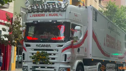  camioneros por Zamora en el d&iacute;a san Crist&oacute;bal _21