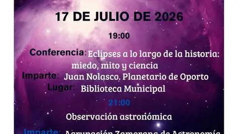 planetario do porto eclipse 2026 Villalpando