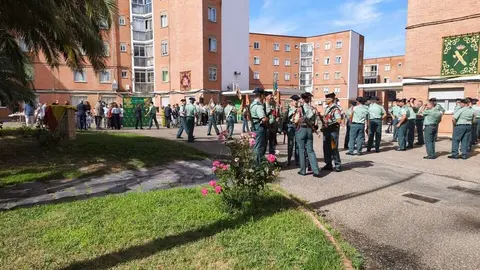 Guardia Civil de Zamora acto en honor a los ca&iacute;dos por atentados terroristas
