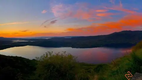 lago sanabria atardecer