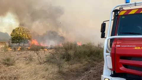 incendio en R&aacute;bano de Aliste (2)
