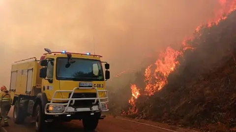 Incendio Le&oacute;n La Utrera
