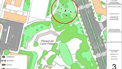 zona biosaludable en el parque le&oacute;n felipe