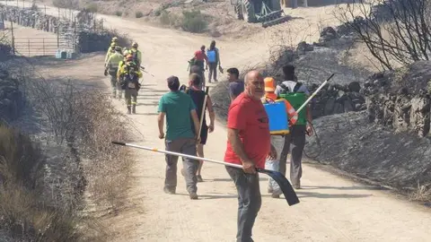 incendio M&aacute;moles en Fermoselle _18