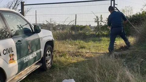 operativo de b&uacute;squeda en Burganes de Valverde