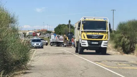 Fuego en la planta de residuos de Roales_9