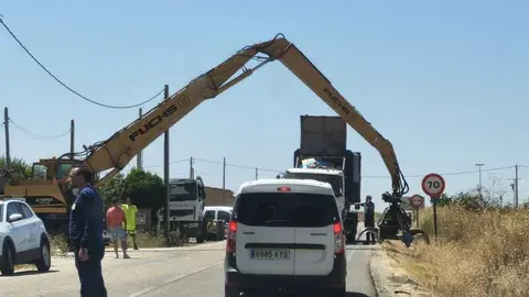 Fuego en la planta de residuos de Roales_29