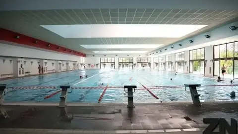 Piscina cubierta en la Ciudad Deportiva