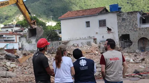 C&aacute;ritas terremoto Venezuela