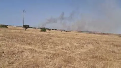 incendio La Hiniesta. IMAGEN CEDIDA