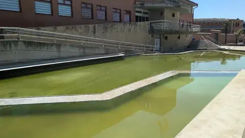 Fuente donde apareci&oacute; el hombre muerto. Foto SalamancaAldia