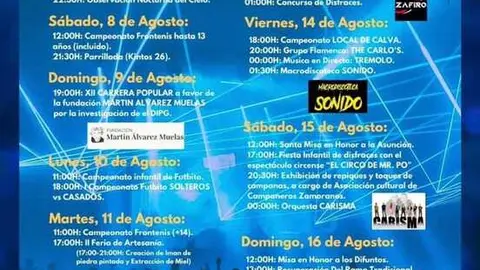 cartel fiestas de Bret&oacute;