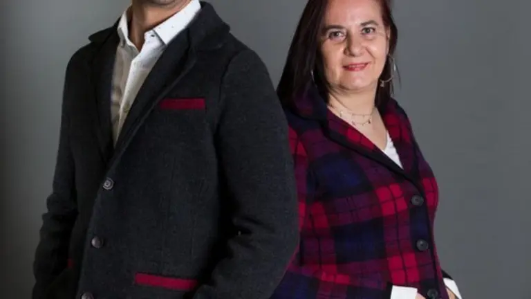 Los hermanos Manoli y Raúl Escudero