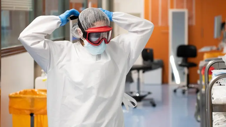 Fotografía de archivo Covid