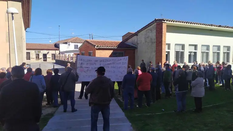Última manifestación en Bermillo de Sayago. CEDIDA