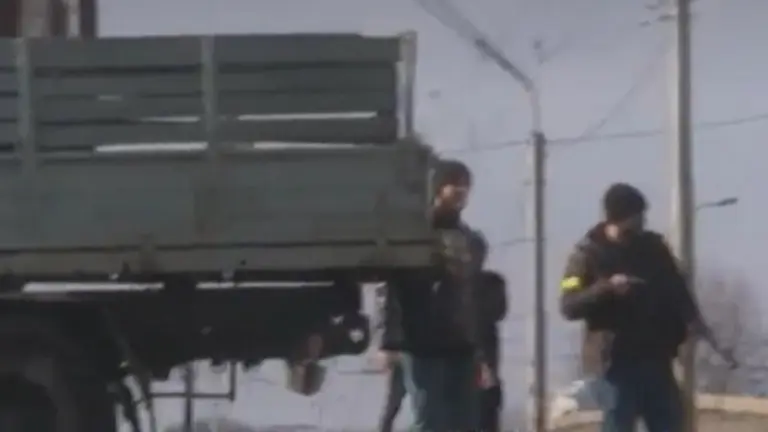 Soldados en Kiev. Foto LaSexta