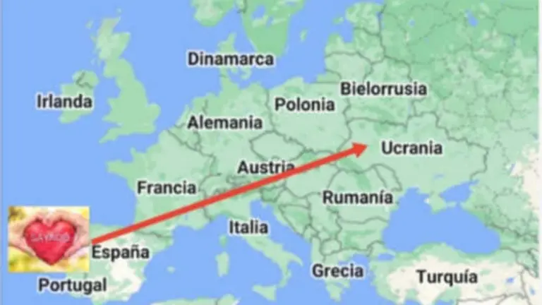 Cartel Sayago donaciones Ucrania