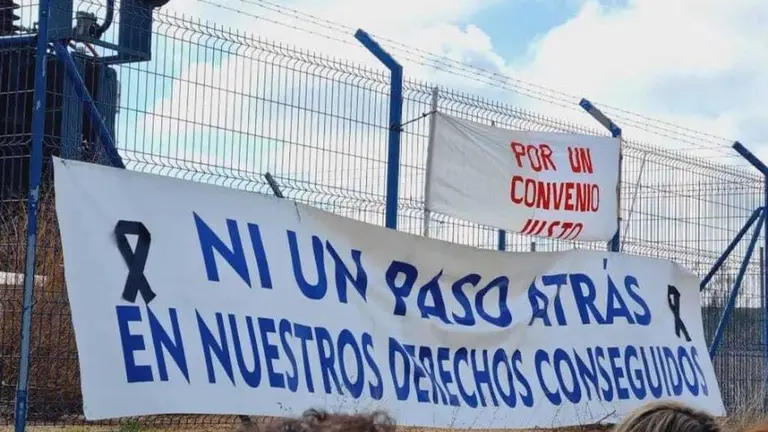 Protesta de los trabajadores de la planta de Siro en Toro. Foto de  archivo