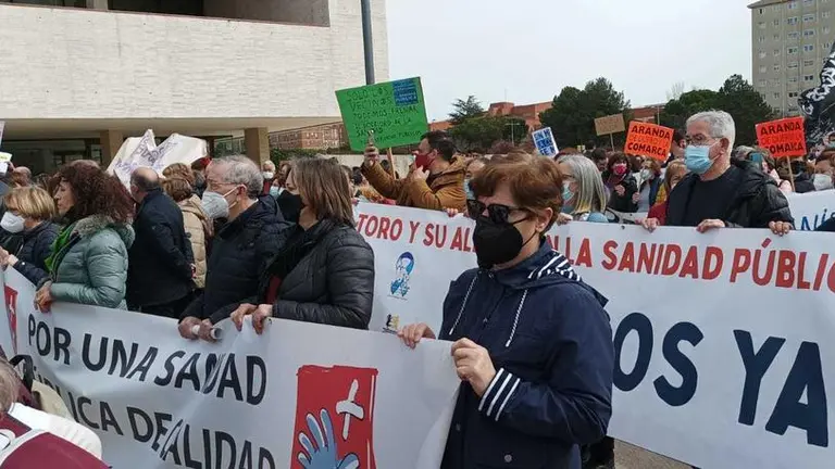 Concentración por la Sanidad Pública. Fotografía: CEDIDA