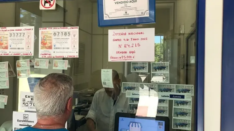 Una administración de Lotería en Zamora