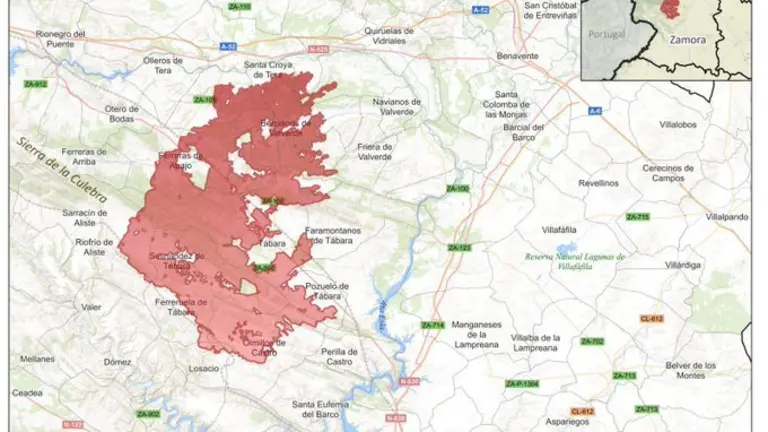 Mapa COPERNICUS. Fuente: @CopernicusEMS